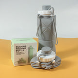 Collapsible Silicone Bottle | Space-Saving Design
