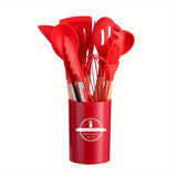 Silicone Utensil Set | 12-Piece | Anti-Slip Design