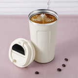 Vertex Kitchenware premium insulated steel coffee tumbler, travel-ready drinkware with a sleek design and spill-proof lid.