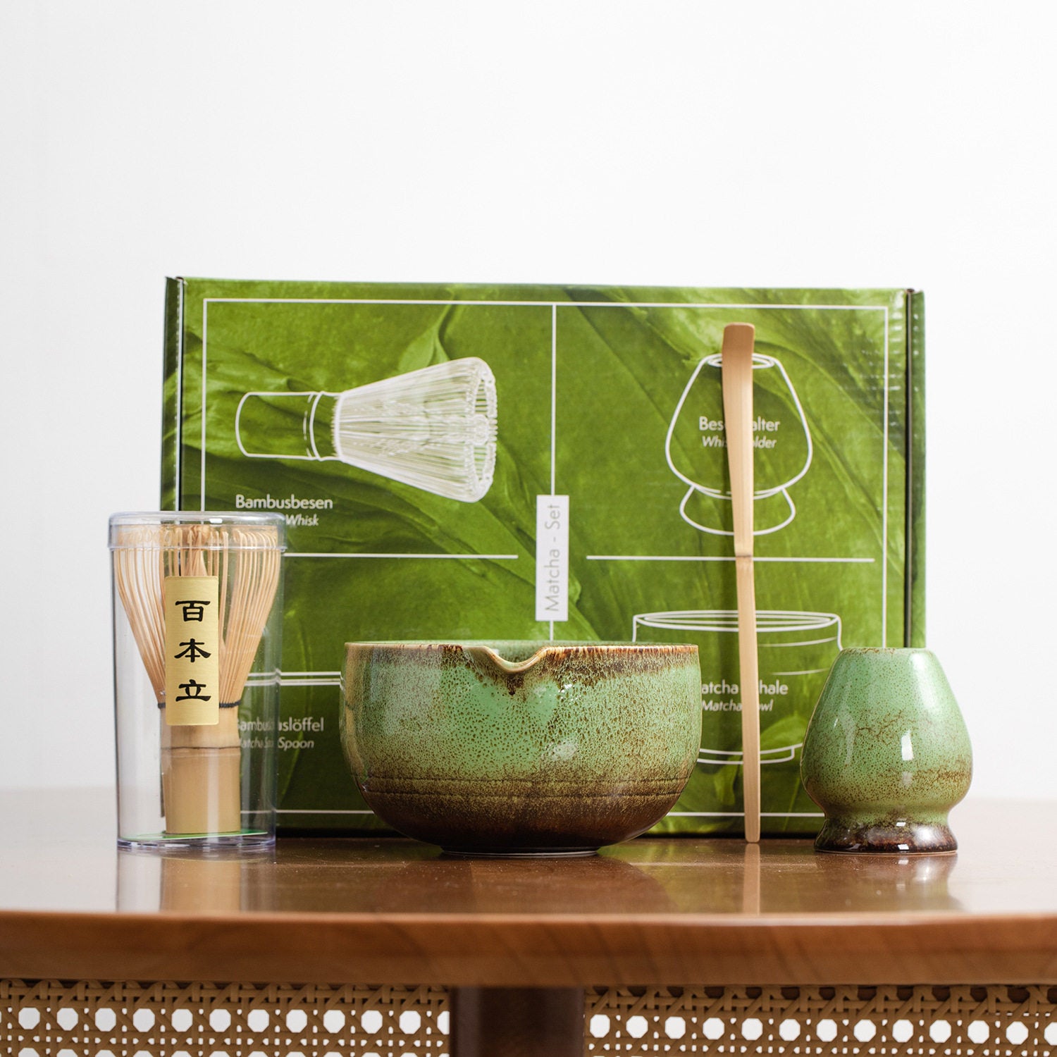 Premium Matcha Tea Set | Glazed Ceramic
