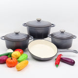 Enamelled Cast Iron Cookware | 4-Piece Set