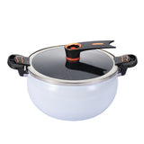 Enamel Micro-Pressure Stewpot | Double-Handle Design