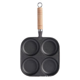 Cast Iron 4-Well Breakfast Pan | Premium Quality