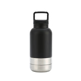 Insulated stainless steel water bottle with detachable handle by Vertex Kitchenware, featuring a sleek design and secure lid.