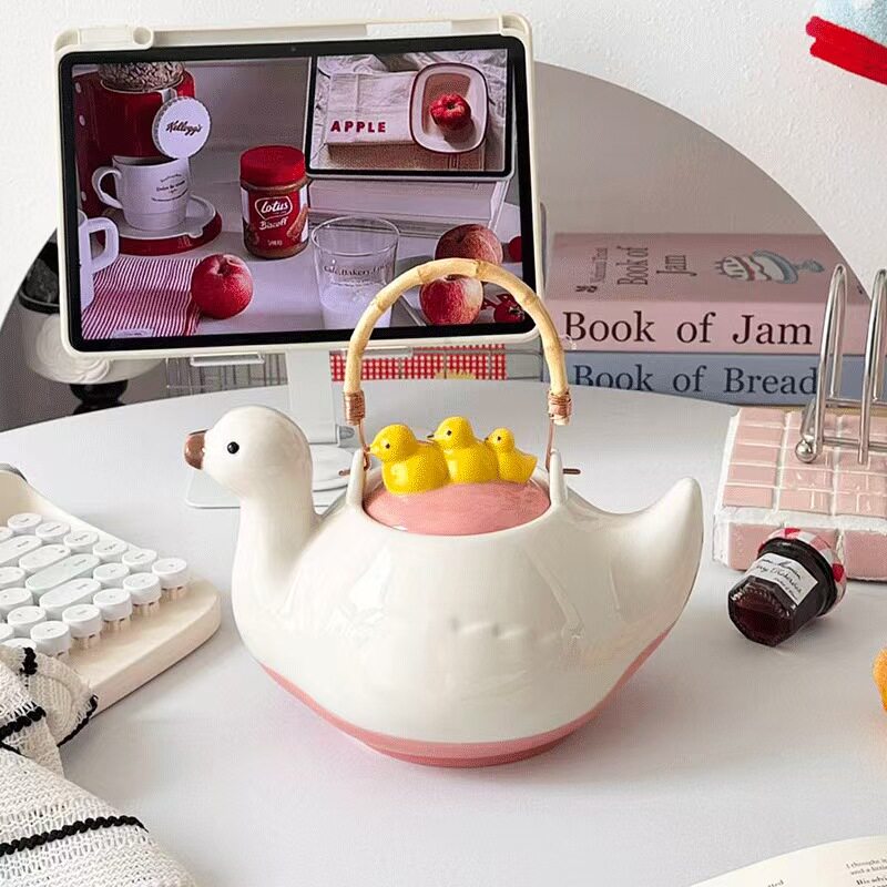 Duck Ceramic Teapot & Cup Set | Premium Quality