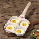 Maifan Stone Egg Pan | 4-Well Nonstick | Healthy Ceramic Coat