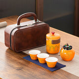 Kung Fu Tea Set | Portable Artisan Ceramic