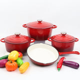 Enamelled Cast Iron Cookware | 4-Piece Set