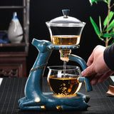 Japanese-Style Glass Teapot with Magnetic Infuser