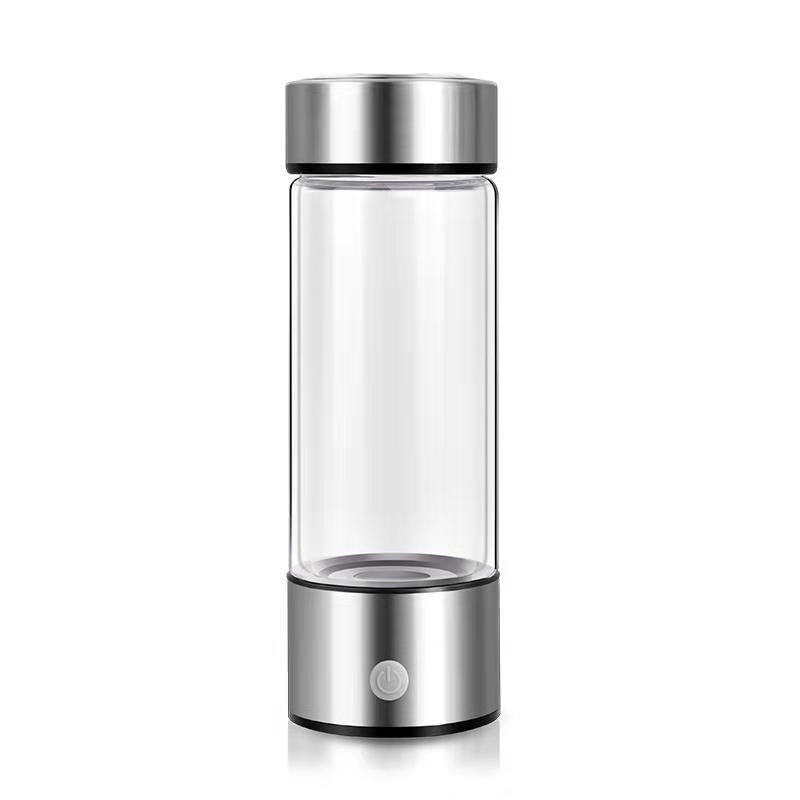 Portable hydrogen water cup by Vertex Kitchenware with sleek design for on-the-go electrolysis water enhancement.