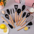 Silicone Utensil Set | 12-Piece | Anti-Slip Design