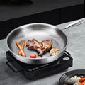 Hammered Frying Pan | Premium Stainless Steel