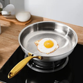 Hammered Titanium Frying Pan | Glass Lid