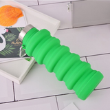 Collapsible Silicone Travel Cup with Carabiner Clip