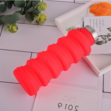 Collapsible Silicone Travel Cup with Carabiner Clip