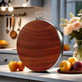 Solid Iron Wood Cutting Board | Effortless Chopping
