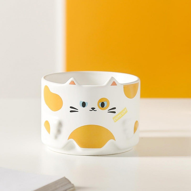 Whimsical Cat Ceramic Mug | Premium Quality