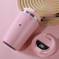 Vertex Kitchenware insulated steel coffee tumbler showing a sleek, travel-ready drinkware design with a secure lid.