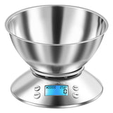 Precision Kitchen Scale | Stainless Steel with Bowl