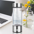Portable hydrogen water cup by Vertex Kitchenware with a sleek design, showing the drinkware's water electrolysis features.