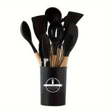Silicone Utensil Set | 12-Piece | Anti-Slip Design
