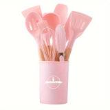 Silicone Utensil Set | 12-Piece | Anti-Slip Design
