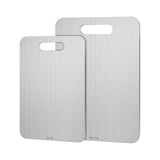 Stainless steel antibacterial chopping board from Vertex Kitchenware, ideal for safe, hygienic food prep in the kitchen.