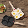 Maifan Stone Egg Pan | 4-Well Nonstick | Healthy Ceramic Coat